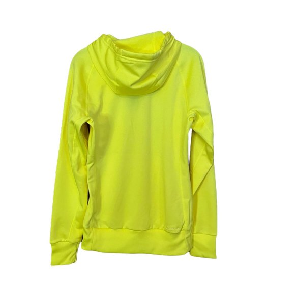 NEW with tags - XS Women's "Just Do It" NIKE Zip Therma-Fit Yellow Hoodie - Picture 3 of 8